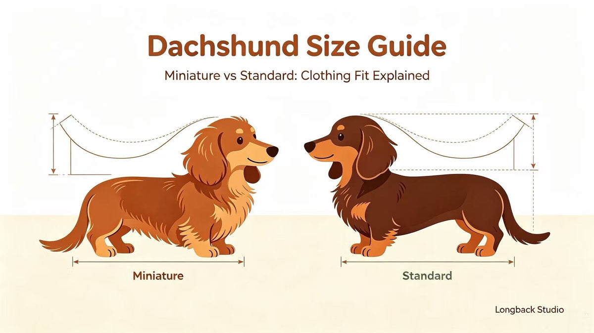 Miniature vs Standard Dachshund: What Size Clothes Does Your Dachshund Need?