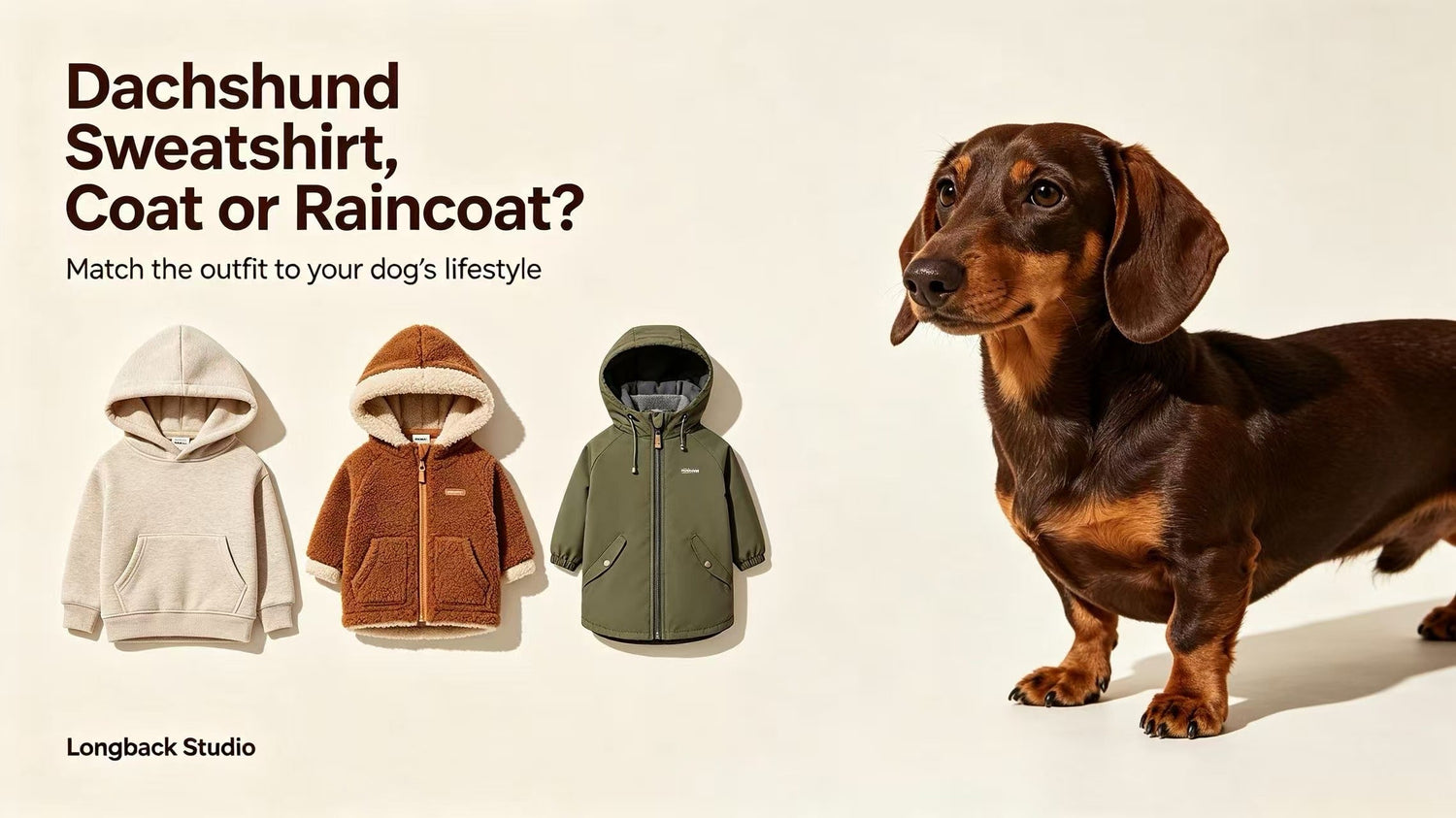 Dachshund Winter Coat vs Sweatshirt vs Raincoat: Which One Does Your Dog Need?