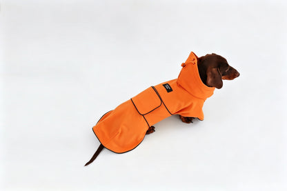 Beige Dachshund Raincoat|Long Back Dog Raincoat