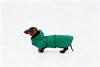 Green Dachshund Raincoat|Long Back Dog Raincoat