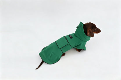 Beige Dachshund Raincoat|Long Back Dog Raincoat